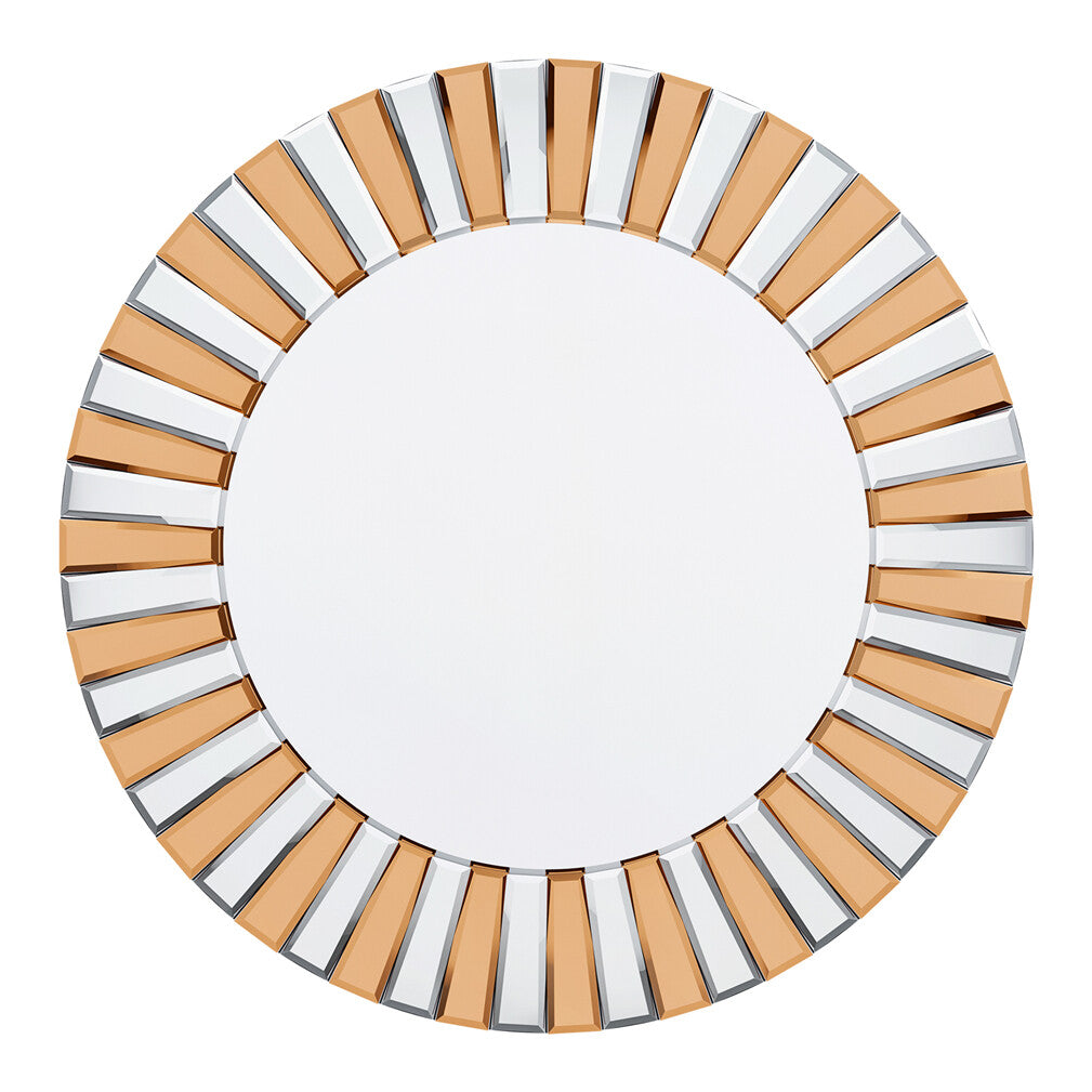 Mirrors: Radiant Sunburst Mirror: Elegant Wall Mounted Decor for Your Living Space