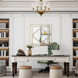 Mirrors: High-grade Unique Decorative Accent Mirror Elegant Square Wall Silver HD Mirror