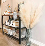 110CM Artificial Pampas Grass Large Tall Fluffy Faux Bulrush Reed Grass Bunch for Home Wedding Boho Decor (3PCS)
