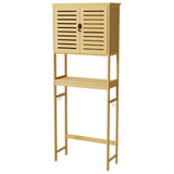 Bathroom Cabinets, Cupboards & Storage: 4-Tier Bamboo Bathroom Toilet Storage Rack