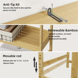 Bathroom Cabinets, Cupboards & Storage: 4-Tier Bamboo Bathroom Toilet Storage Rack