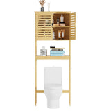Bathroom Cabinets, Cupboards & Storage: 4-Tier Bamboo Bathroom Toilet Storage Rack