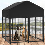 Dog Playpens & Gates: Dog Playpen House Heavy Duty Large Outdoor Dog Kennel Anti-rust Metal Pet Crate