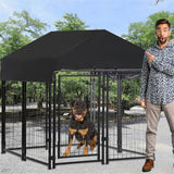 Dog Playpens & Gates: Dog Playpen House Heavy Duty Large Outdoor Dog Kennel Anti-rust Metal Pet Crate