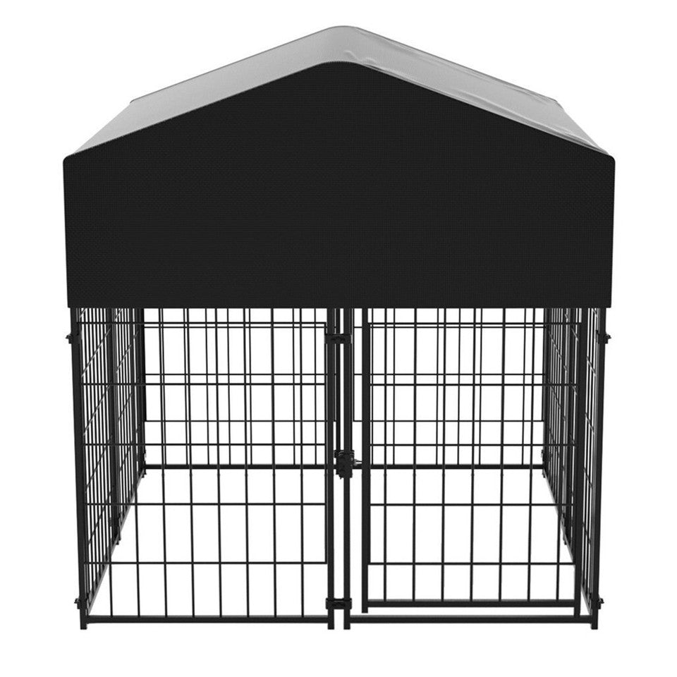 Dog Playpens & Gates: Dog Playpen House Heavy Duty Large Outdoor Dog Kennel Anti-rust Metal Pet Crate