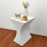 Screens & Stands: Hourglass Shape Geometric Lightweight Coffee Side Table Bedroom Nightstand Table