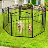 Dog Playpens & Gates: Dog Playpen Kennel Cage Indoor Outdoor Dog Exercise Pen Cat Chicken Rabbit Fence