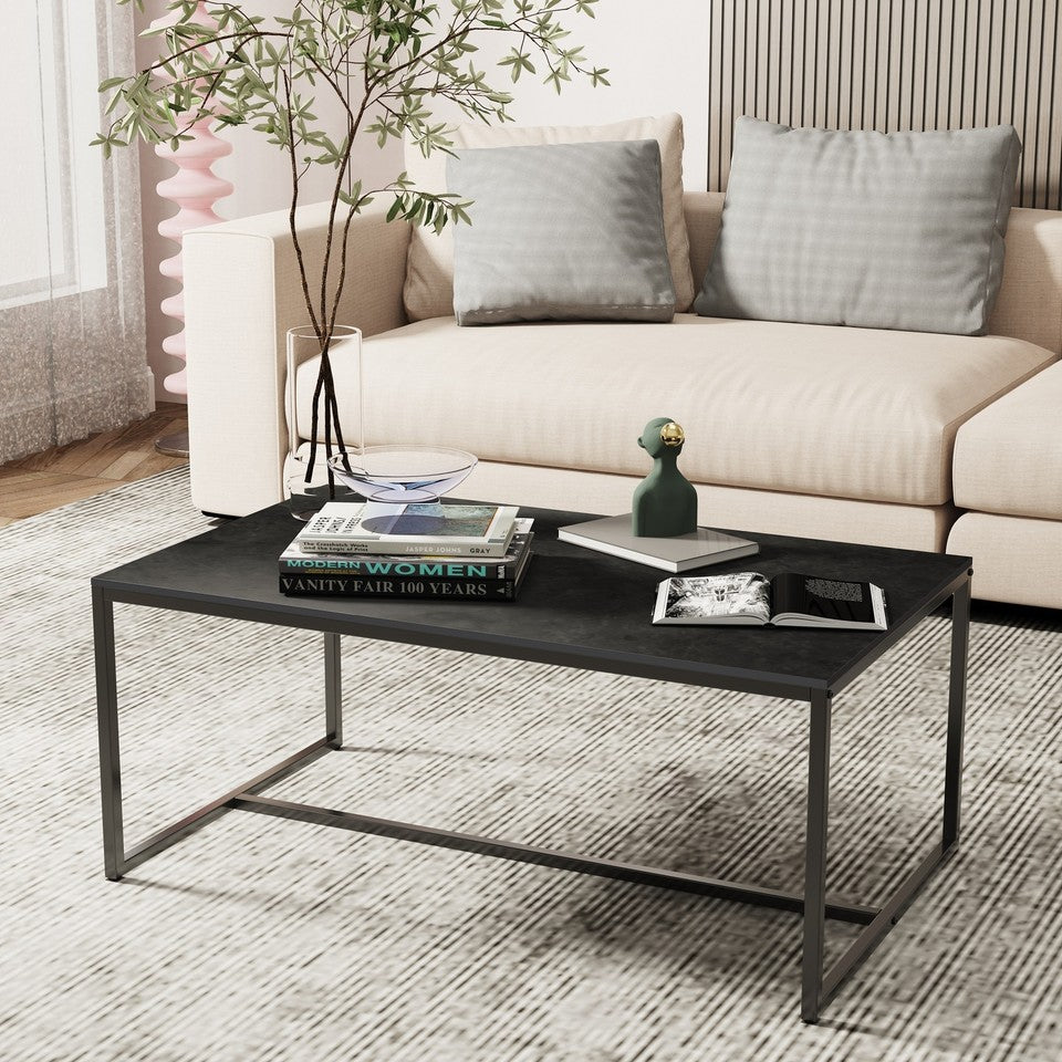 Coffee Tables: Elegant Heavy Duty Stone Coffee & Side Table