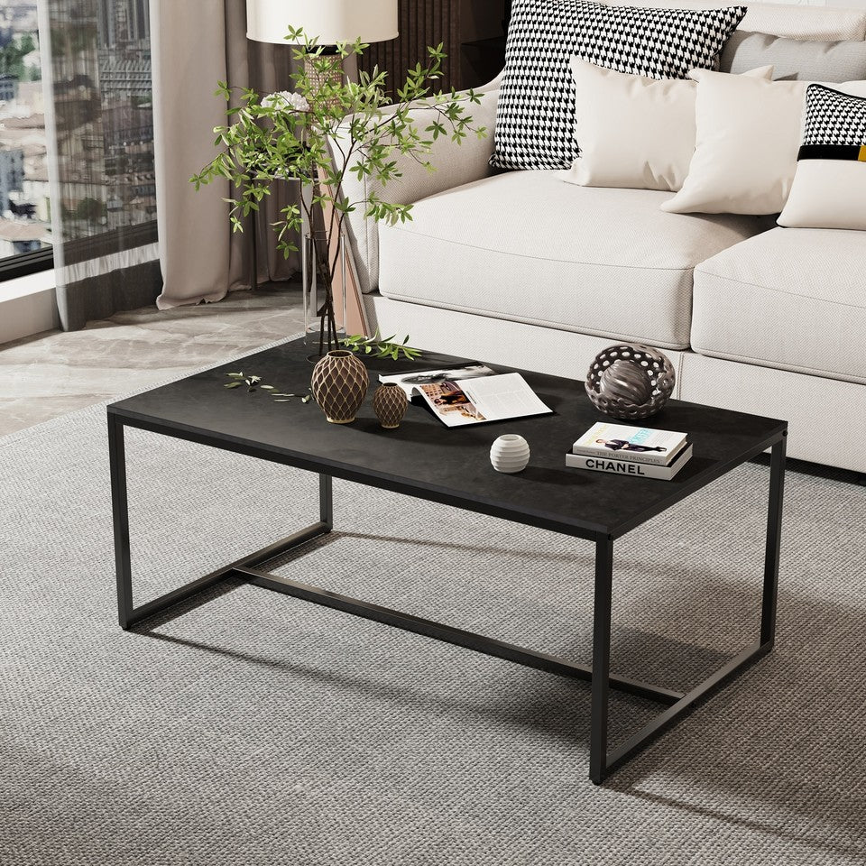 Coffee Tables: Elegant Heavy Duty Stone Coffee & Side Table