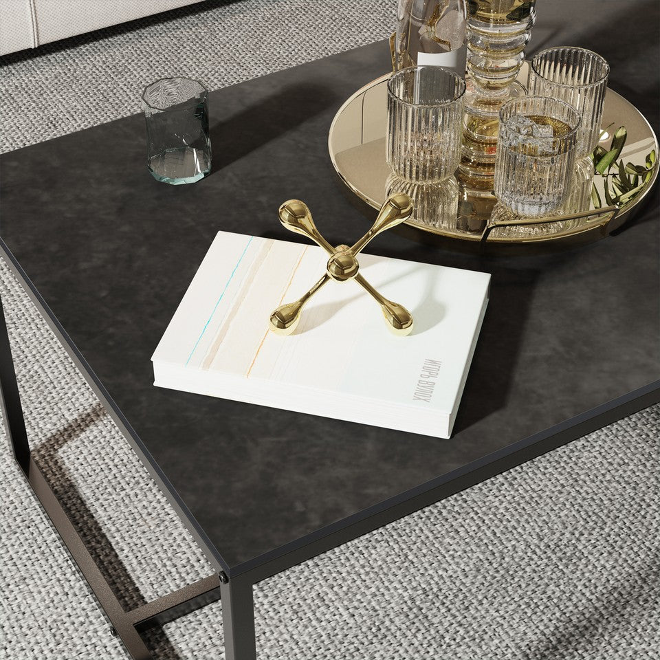 Coffee Tables: Elegant Heavy Duty Stone Coffee & Side Table