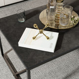 Coffee Tables: Elegant Heavy Duty Stone Coffee & Side Table