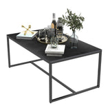 Coffee Tables: Elegant Heavy Duty Stone Coffee & Side Table