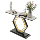 Side Tables: Modern hallway console table for living room