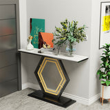 Side Tables: Modern hallway console table for living room