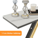 Side Tables: Modern hallway console table for living room