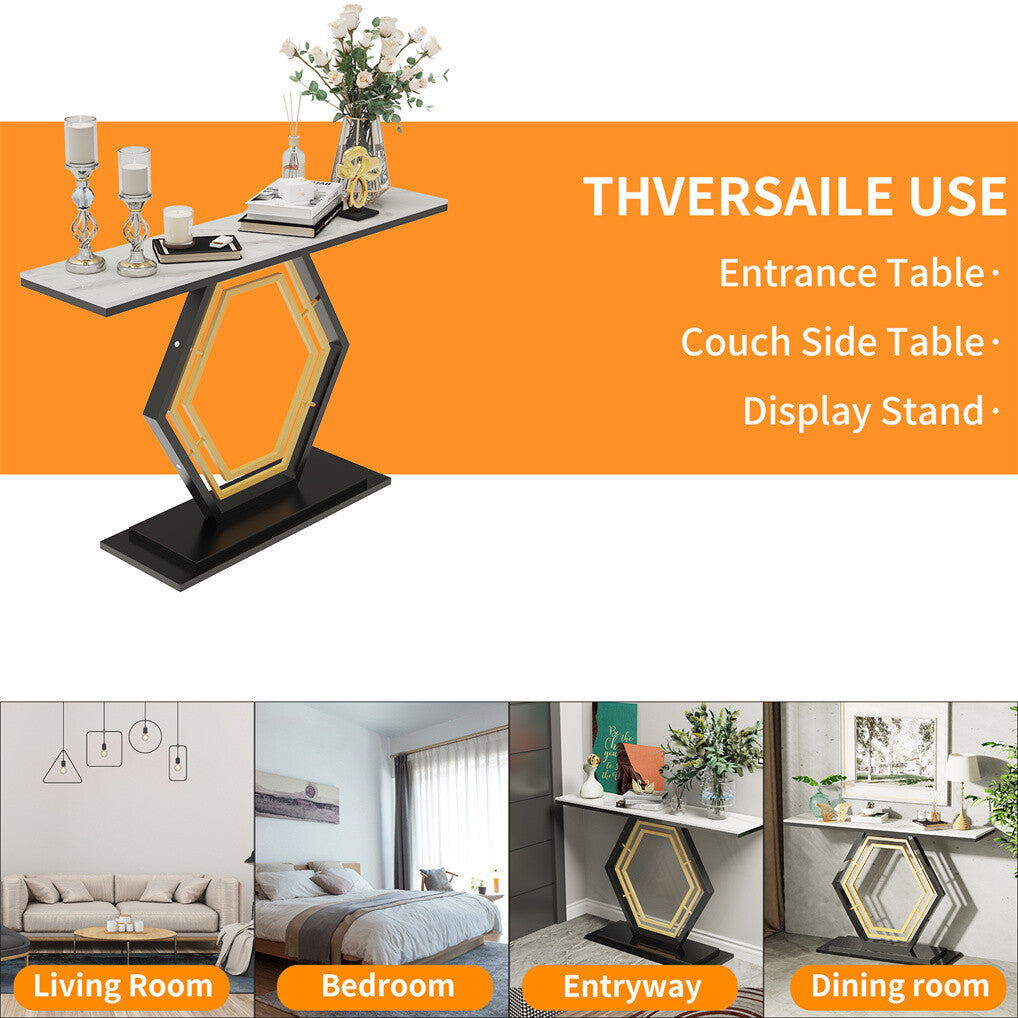 Modern hallway console table for living room