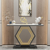 Side Tables: Modern hallway console table for living room