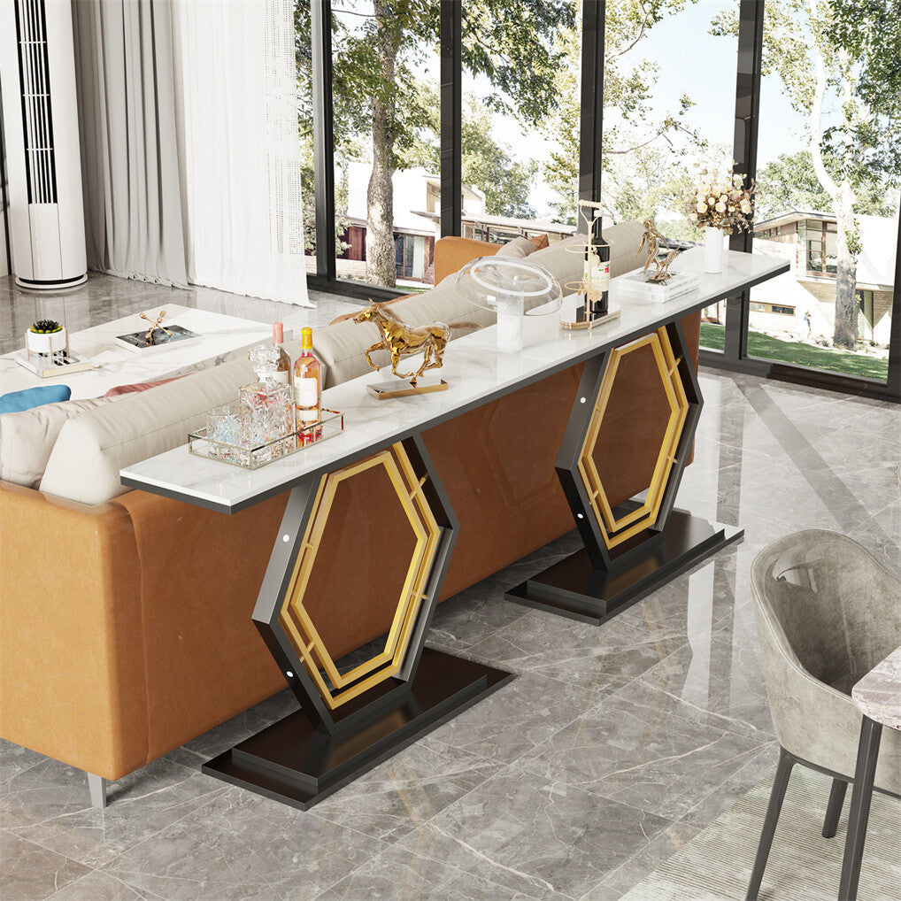 Modern hallway console table for living room