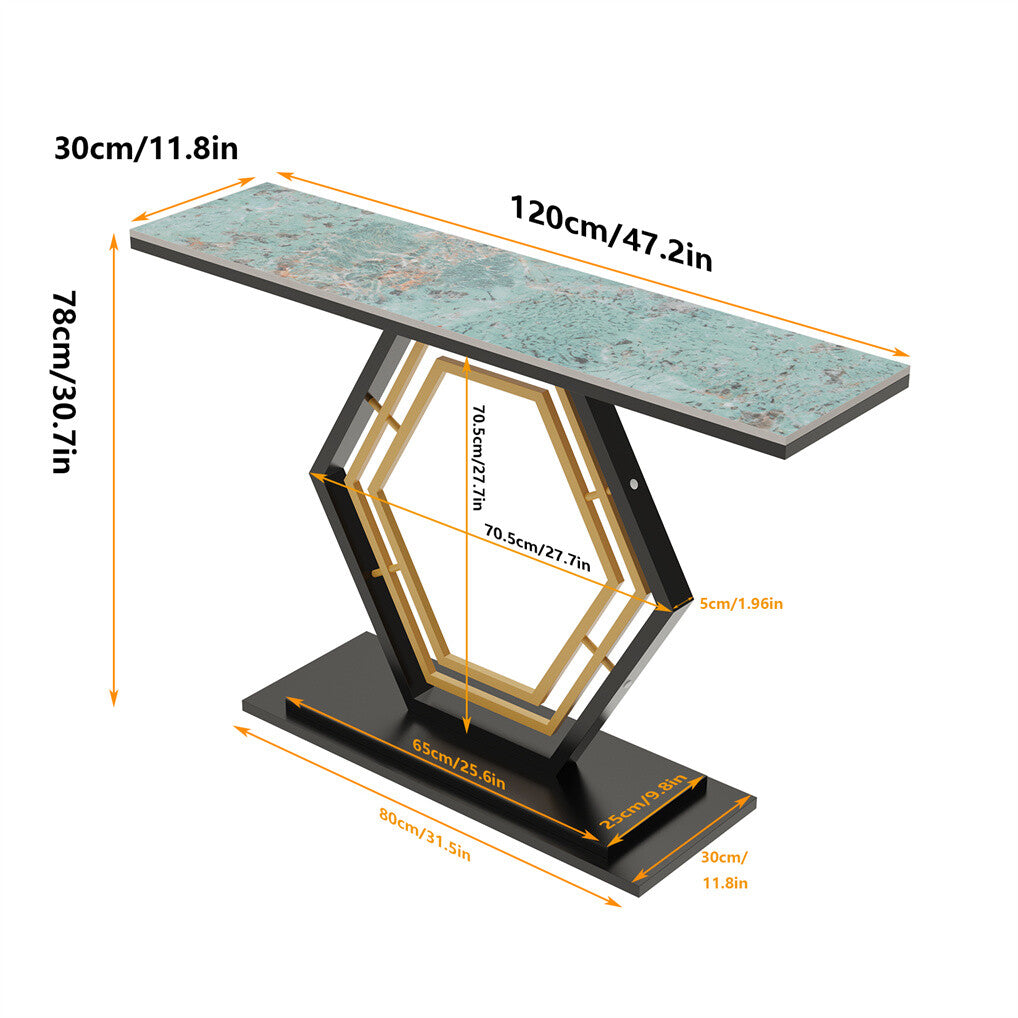 Modern hallway console table for living room