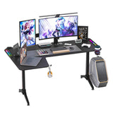 Desks: XXXL L-Shaped Gaming Desk w/ Storage Box