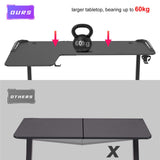 Desks: XXXL L-Shaped Gaming Desk w/ Storage Box