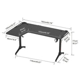 Desks: XXXL L-Shaped Gaming Desk w/ Storage Box