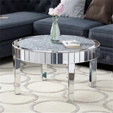Coffee Tables: XXL Bling Mirrored Crystal Coffee Table