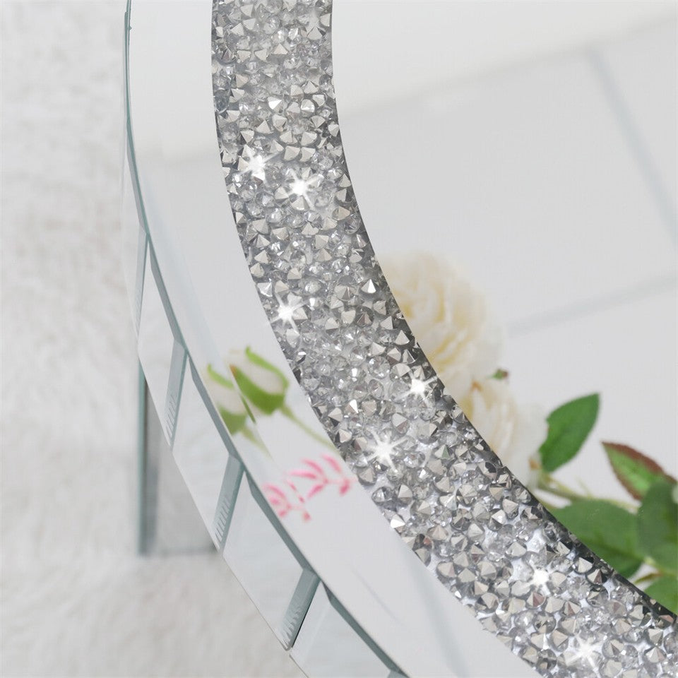 Coffee Tables: XXL Bling Mirrored Crystal Coffee Table
