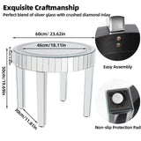 Coffee Tables: XXL Bling Mirrored Crystal Coffee Table