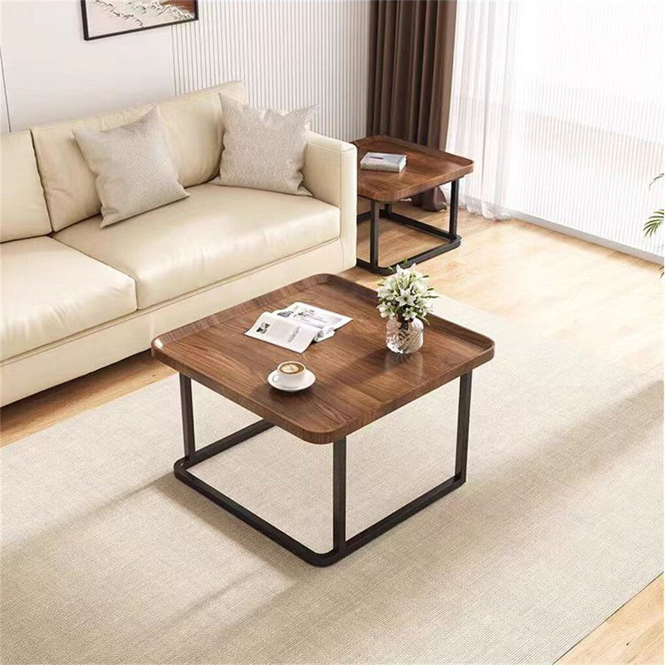 Coat Racks: 2X Industrial Vintage Stacking Coffee Tables