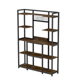 Bookcases & Shelves: XXL Large Kitchen Bakers Rack Freestanding Microwave Stand Kitchen Storage Shelf