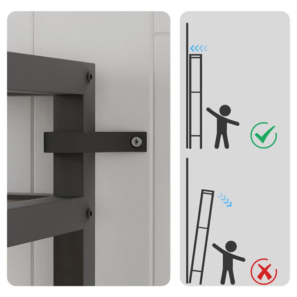 Bookcases & Shelves: XXL Large Kitchen Bakers Rack Freestanding Microwave Stand Kitchen Storage Shelf