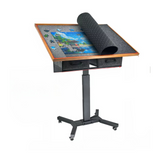 Jigsaw Puzzles & Accessories: 1500-Piece Jigsaw Puzzle Table with Storage Drawers, Adjustable Tilt and 360° Rotation