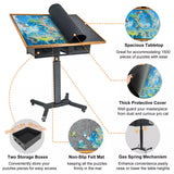 Jigsaw Puzzles & Accessories: 1500-Piece Jigsaw Puzzle Table with Storage Drawers, Adjustable Tilt and 360° Rotation