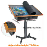 Jigsaw Puzzles & Accessories: 1500-Piece Jigsaw Puzzle Table with Storage Drawers, Adjustable Tilt and 360° Rotation