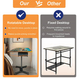 Jigsaw Puzzles & Accessories: 1500-Piece Jigsaw Puzzle Table with Storage Drawers, Adjustable Tilt and 360° Rotation
