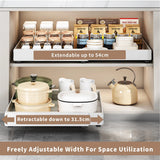 P&P Pull-Out Kitchen Cabinet Organizer With Extendable Storage