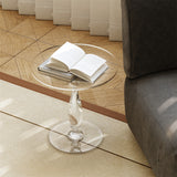 Dining Tables: Crystal-Clear Acrylic Coffee Table Sofa Side Table Small Bedside Table Bedroom