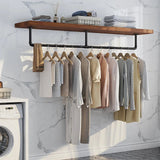 Drying Racks & Hangers: Adjustable Wall-Mounted Clothes Rack (90180 cm)