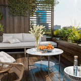 Coffee Tables: 2-Tier Sintered Stone Coffee Table