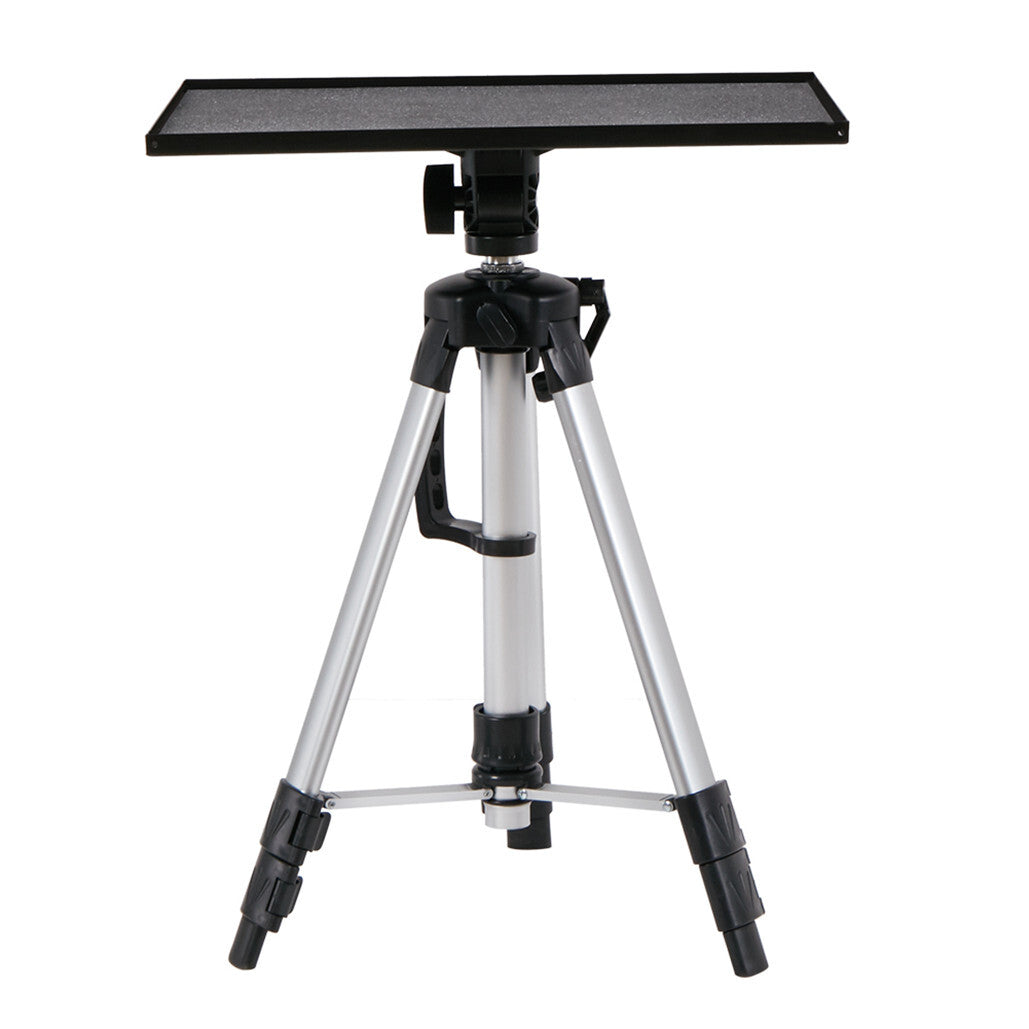 Screens & Stands: Universal Projector Tripod Laptop Floor Stand DJ Equipment Holder with Plate