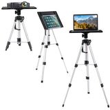Screens & Stands: Universal Projector Tripod Laptop Floor Stand DJ Equipment Holder with Plate