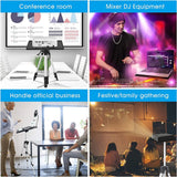 Screens & Stands: Universal Projector Tripod Laptop Floor Stand DJ Equipment Holder with Plate