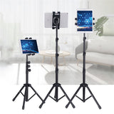 Camera Accessories: Adjustable 4.7-12.9" Stable Tripod Floor Stand Lazy Tablet Mount Holder for iPad