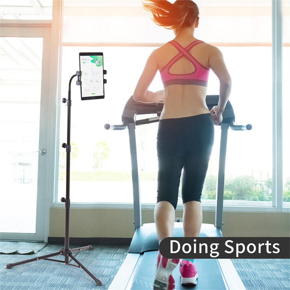 Camera Accessories: Adjustable 4.7-12.9" Stable Tripod Floor Stand Lazy Tablet Mount Holder for iPad