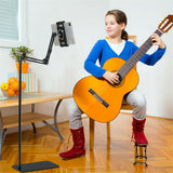 Screens & Stands: 360 Tablet Floor Stand Adjustable 5-12.9 Inch Overhead Phone Desktop Holder