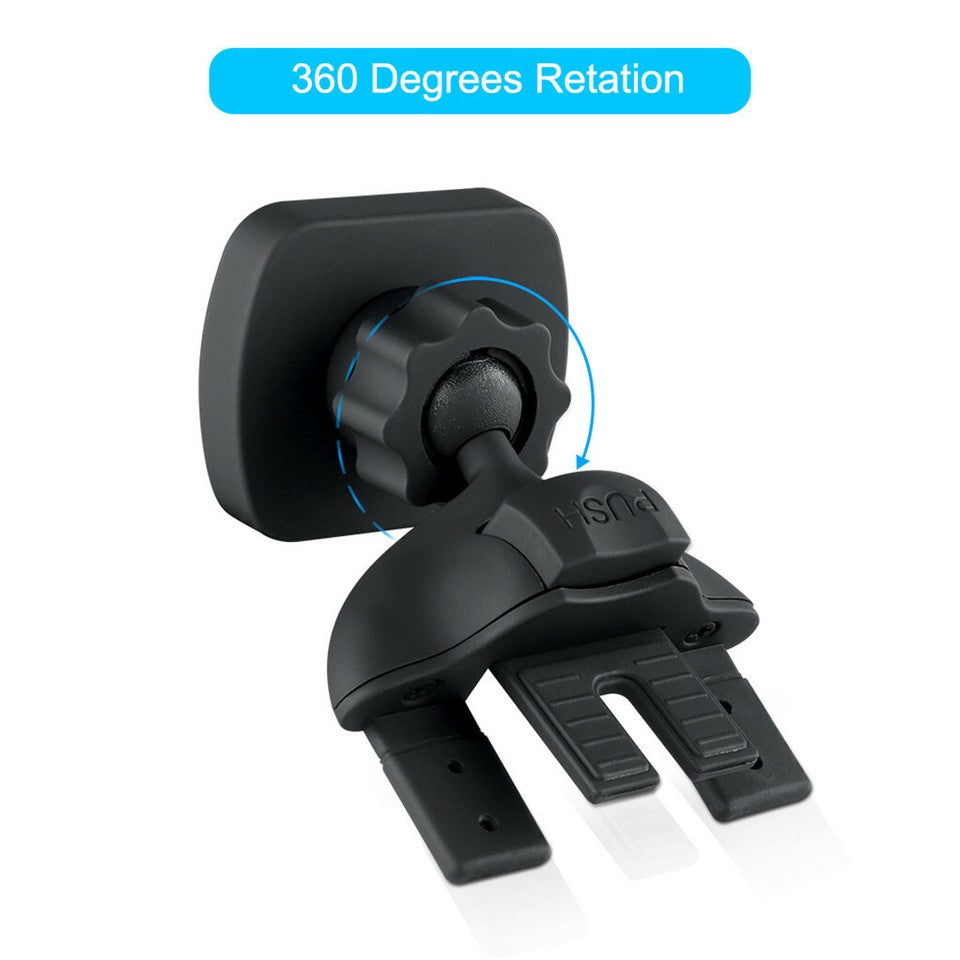 Side Tables: Universal Adjustable Tablet Mount Car CD Slot Holder 2in1 Fit 3.5-10.5" iPad GPS