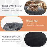 Dog Beds: Xxl Human-Sized Dog Bed Washable Orthopedic Pet Bed Bean Bag With Soft Blanket