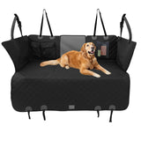 Dog Carriers & Crates: FIN Large Dogs Back Seat Extender Waterproof Dog Hammock Car Seats with Hard Bottom