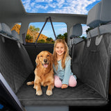 Dog Carriers & Crates: FIN Large Dogs Back Seat Extender Waterproof Dog Hammock Car Seats with Hard Bottom
